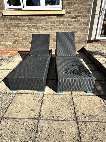 Rattan direct sun lounger - rattan,