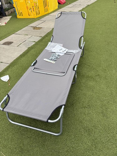 Outsunny sun lounger grey - sun, lounger.