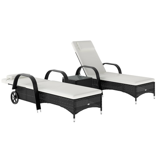 Outsunny seater rattan sun - 2,