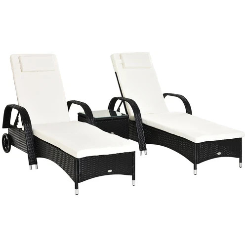 Sun lounger set with coffee - set,