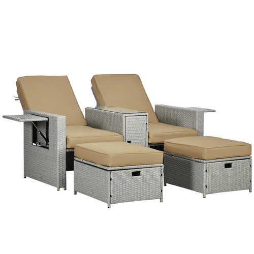 Level adjustable rattan sun - level,