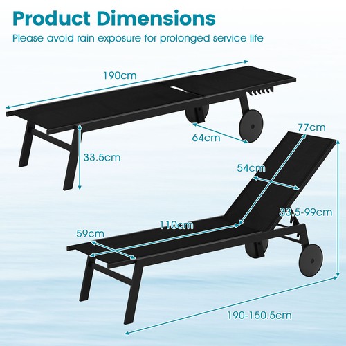 Outside sun lounger - lounger, patio