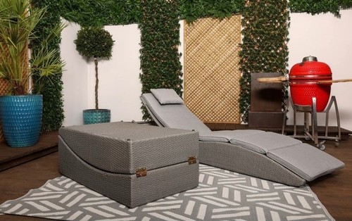 Elegant grey rattan garden - elegant,