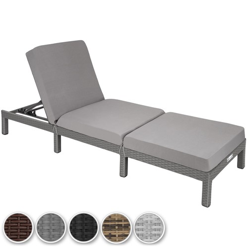 Sun lounger rattan - rattan, garden