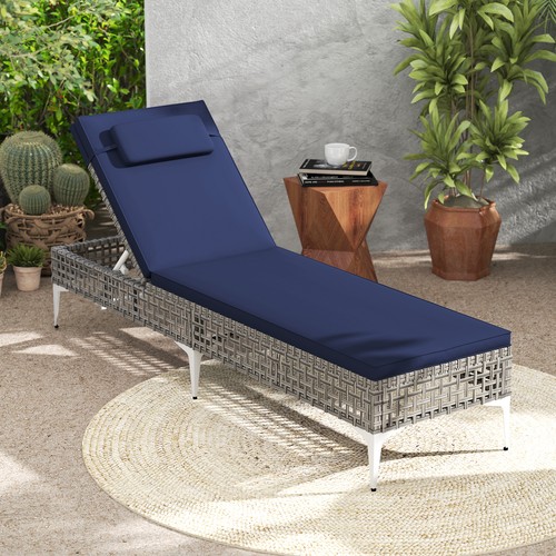 Sun lounger level adjustable - 6-level,