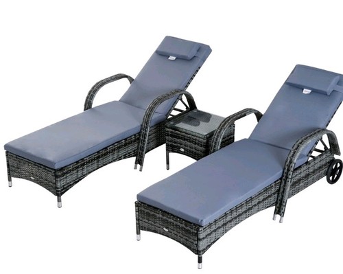Outsunny pieces rattan - 3, sun
