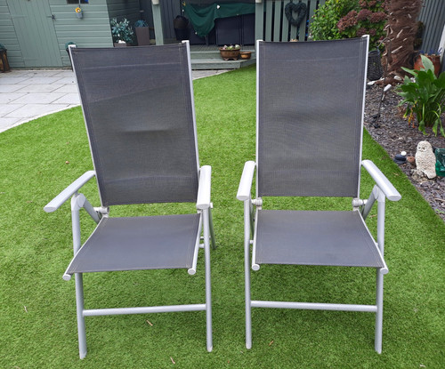 Grey reclining foldable - grey,